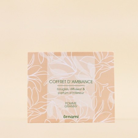 Coffret senteurs maison verre beige | Hashtag Déco