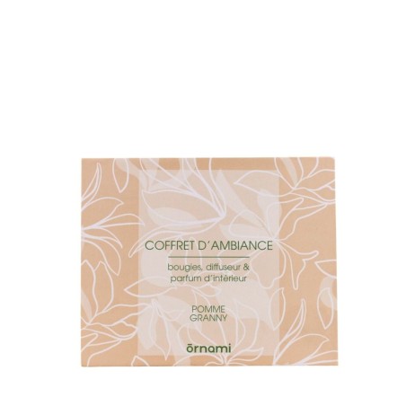 Coffret senteurs maison verre beige | Hashtag Déco