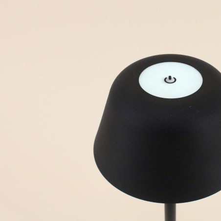 Lampe USB tactile métal noir 38cm | Hashtag Déco