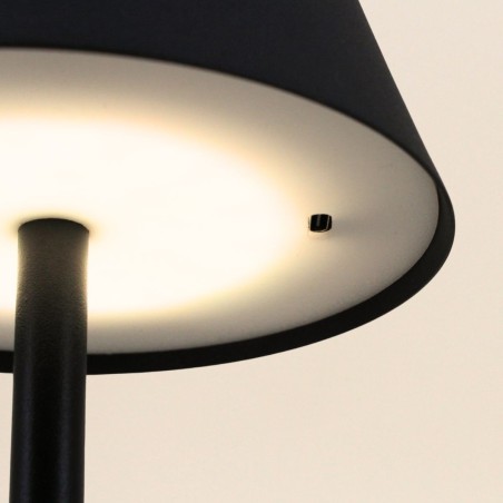 Lampe USB tactile métal noir 38cm | Hashtag Déco