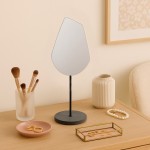 Miroir à poser bois clair forme organique | Hashtag Déco