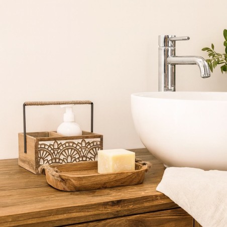 Panier en bois naturel 20x12cm | Hashtag Déco