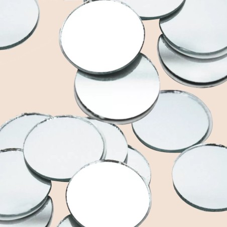 Lot de 27 miroirs ronds en verre doré | Hashtag Déco