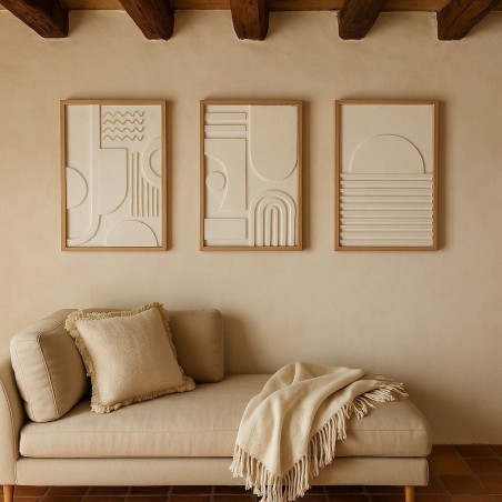 Cadre décoratif en relief 40x60cm | Hashtag Déco