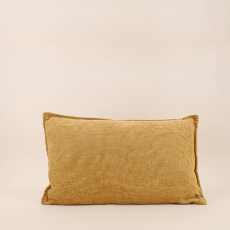 Coussin rectangulaire 30x50cm en lin beige | Hashtag Déco