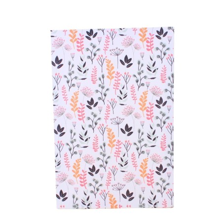 Toile fleurie en coton beige 60x40cm | Hashtag Déco