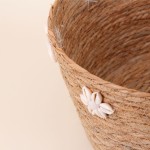 Panier fibres naturelles coquillages 27cm | Hashtag Déco