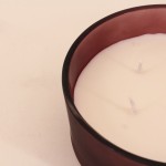 Bougie parfumée hiver boisé 4 mèches cire naturelle | Hashtag Déco