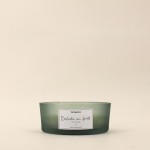 Bougie verte en cire de soja 4 mèches | Hashtag Déco