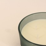 Bougie verte en cire de soja 4 mèches | Hashtag Déco