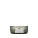 Bougie verte en cire de soja 4 mèches | Hashtag Déco