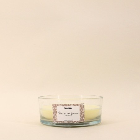 Bougie soja 4 mèches florale 380g - Élégance | Hashtag Déco