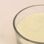 Bougie soja 4 mèches florale 380g - Élégance | Hashtag Déco