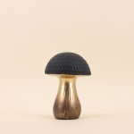 Objet déco champignon doré métal 17cm | Hashtag Déco