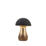 Objet déco champignon doré métal 17cm | Hashtag Déco