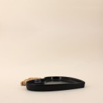 Plateau coeur résine noir et or 27x22 cm | Hashtag Déco