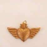 Set de 3 ex-voto résine dorée élégants | Hashtag Déco