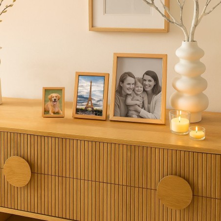 Cadre photo bois naturel 18x24 cm | Hashtag Déco