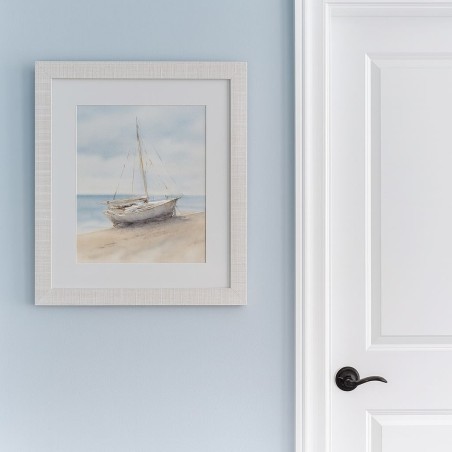 Cadre photo bois blanc 52x62cm, élégant et naturel | Hashtag Déco