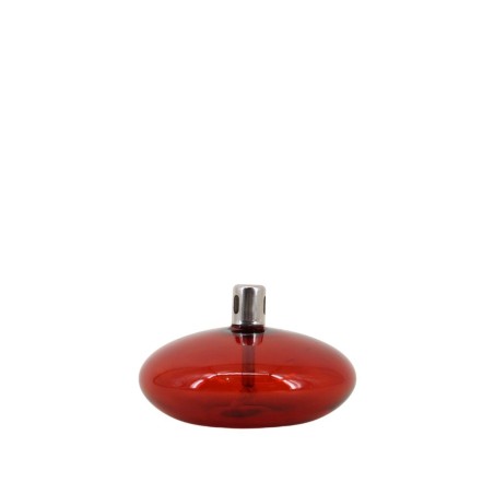 Lampe à huile en verre bordeaux | Hashtag Déco