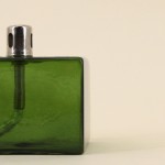 Lampe à huile verre soufflé vert 7cm unique | Hashtag Déco