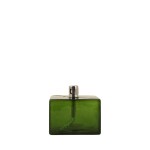 Lampe à huile verre soufflé vert 7cm unique | Hashtag Déco