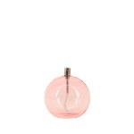 Lampe à huile verre soufflé rose 11cm | Hashtag Déco
