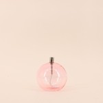 Lampe à huile en verre rose soufflé | Hashtag Déco