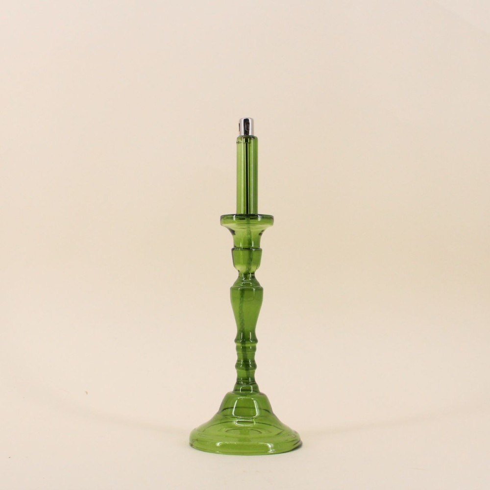 Lampe à huile verre soufflé 34cm | Hashtag Déco