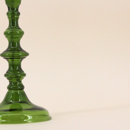 Lampe à huile en verre soufflé 32cm chic | Hashtag Déco