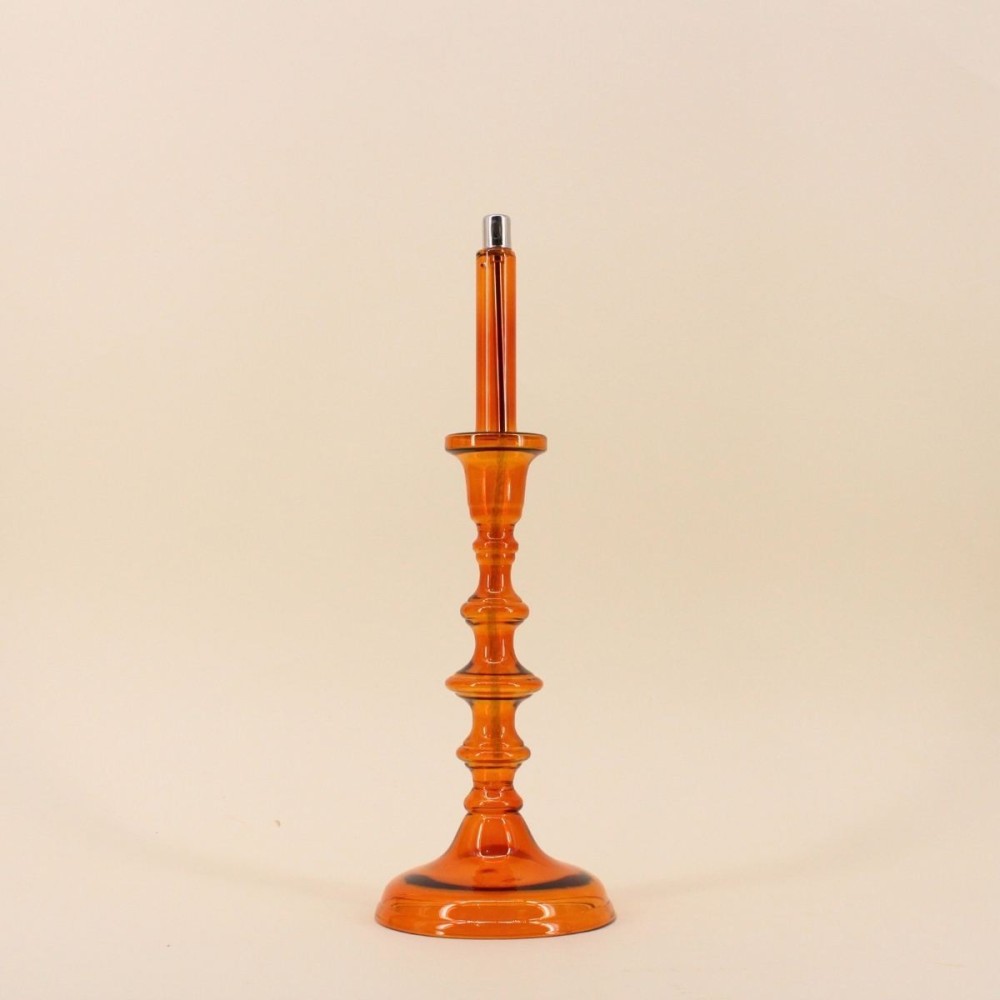 Lampe à huile en verre soufflé 32cm chic | Hashtag Déco