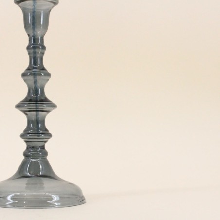 Lampe à huile en verre soufflé 32cm chic | Hashtag Déco