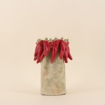 Vase en céramique rouge piments | Hashtag Déco