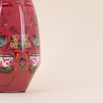 Vase bombe métal rosé 22cm - Élégance zen | Hashtag Déco