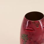 Vase bombe métal rosé 22cm - Élégance zen | Hashtag Déco