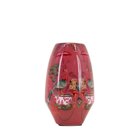Vase bombe métal rosé 22cm - Élégance zen | Hashtag Déco