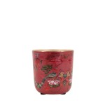 Cache pot métal rose Asian Fauna | Hashtag Déco