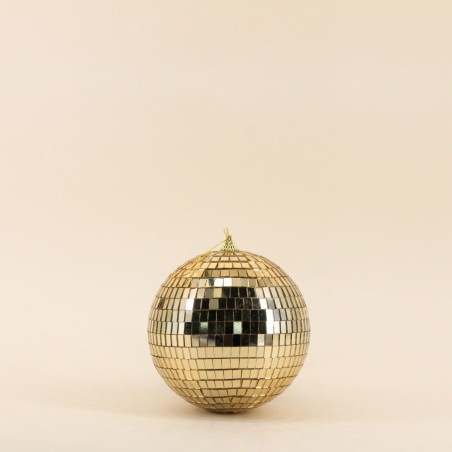 Boule à facettes 15cm plastique rouge | Hashtag Déco