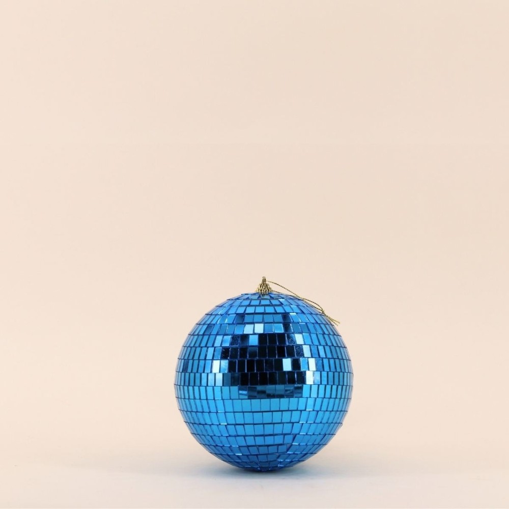 Boule à facettes 15cm plastique rouge | Hashtag Déco