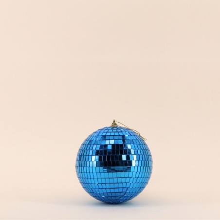 Boule à facettes 15cm plastique rouge | Hashtag Déco