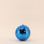 Boule à facettes 15cm plastique rouge | Hashtag Déco