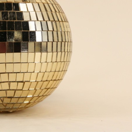 Boule à facettes 15cm plastique rouge | Hashtag Déco