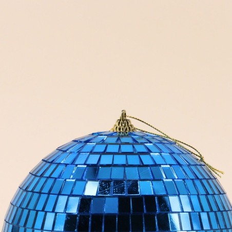 Boule à facettes 15cm plastique rouge | Hashtag Déco