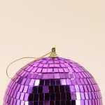 Boule à facettes 15cm plastique rouge | Hashtag Déco