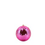 Boule à facettes 15cm plastique rouge | Hashtag Déco