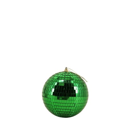 Boule à facettes 15cm plastique rouge | Hashtag Déco