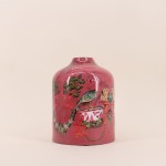 Vase col de cygne métal rose 23cm | Hashtag Déco