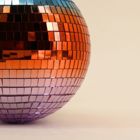 Boule à facettes multicolore en plastique | Hashtag Déco