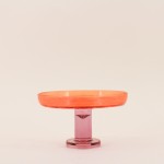 Coupe en verre bicolore élégante 17x10cm | Hashtag Déco