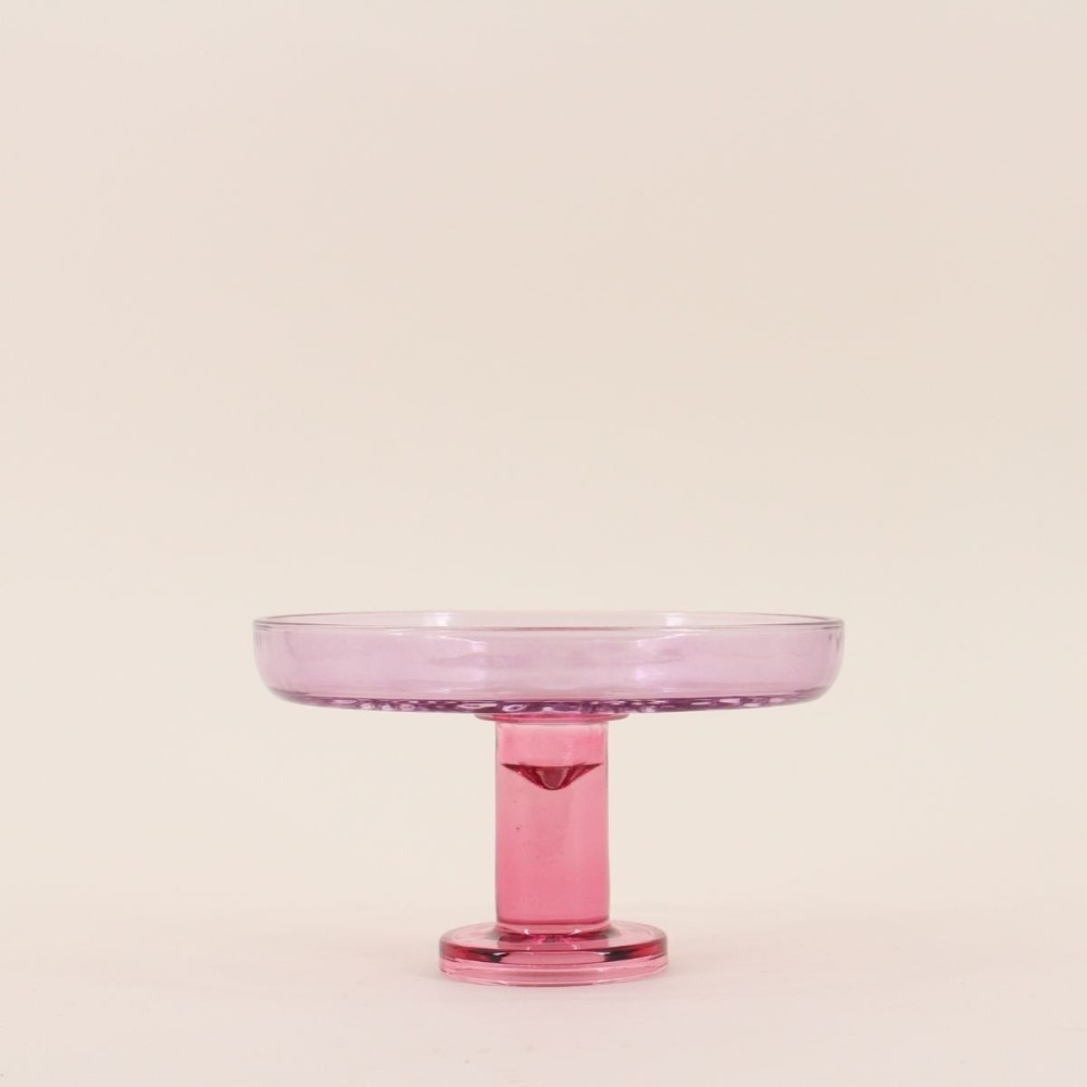 Coupe en verre bicolore élégante 17x10cm | Hashtag Déco